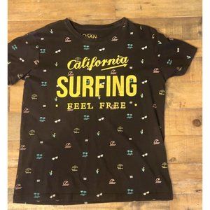 Boy's Losan California Surfing - Feel Free Graphic Tshirt, Size 16